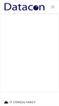 Mobile Screenshot of datacon-bvba.be